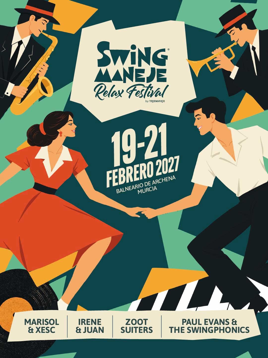 Cartel de Swing Maneje Relax Festival 2027