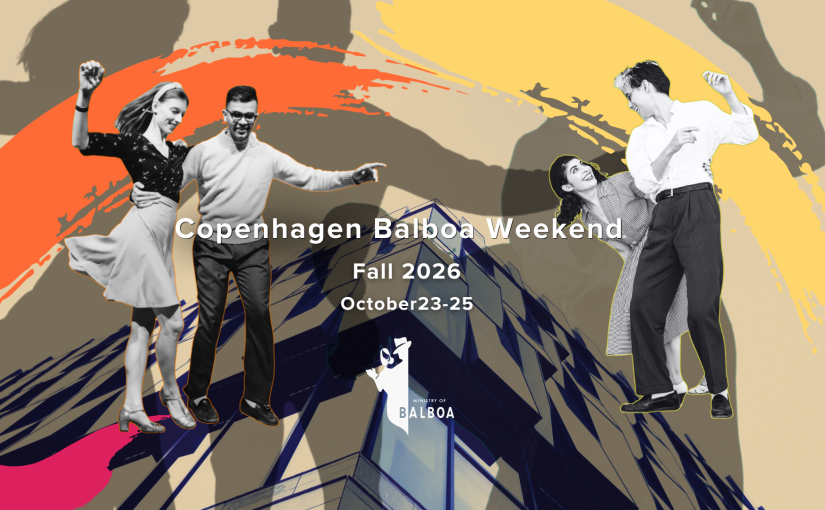 Copenhagen Balboa Weekend Fall 2026 — official dated artwork