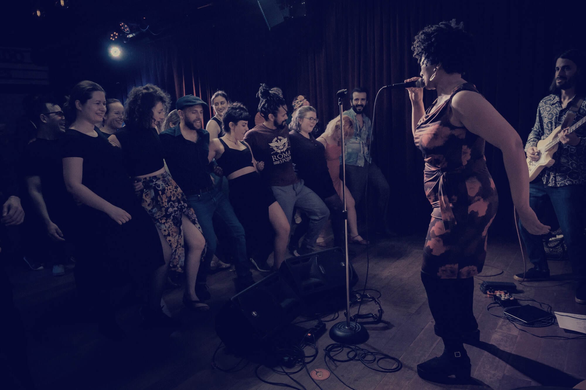 Live music and dancing — official ESpanish Blues Festival promotional photograph