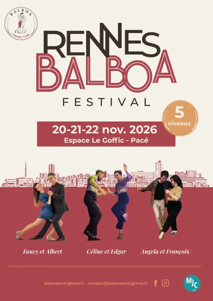 Rennes Balboa Festival 2026 official poster