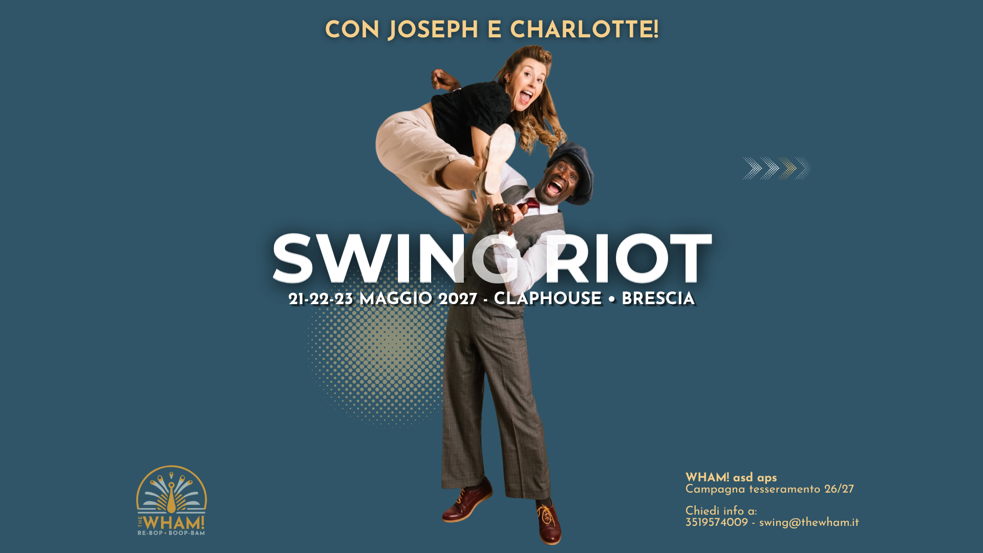 Swing Riot con Joseph Charlotte, Lorenzo e Daniela