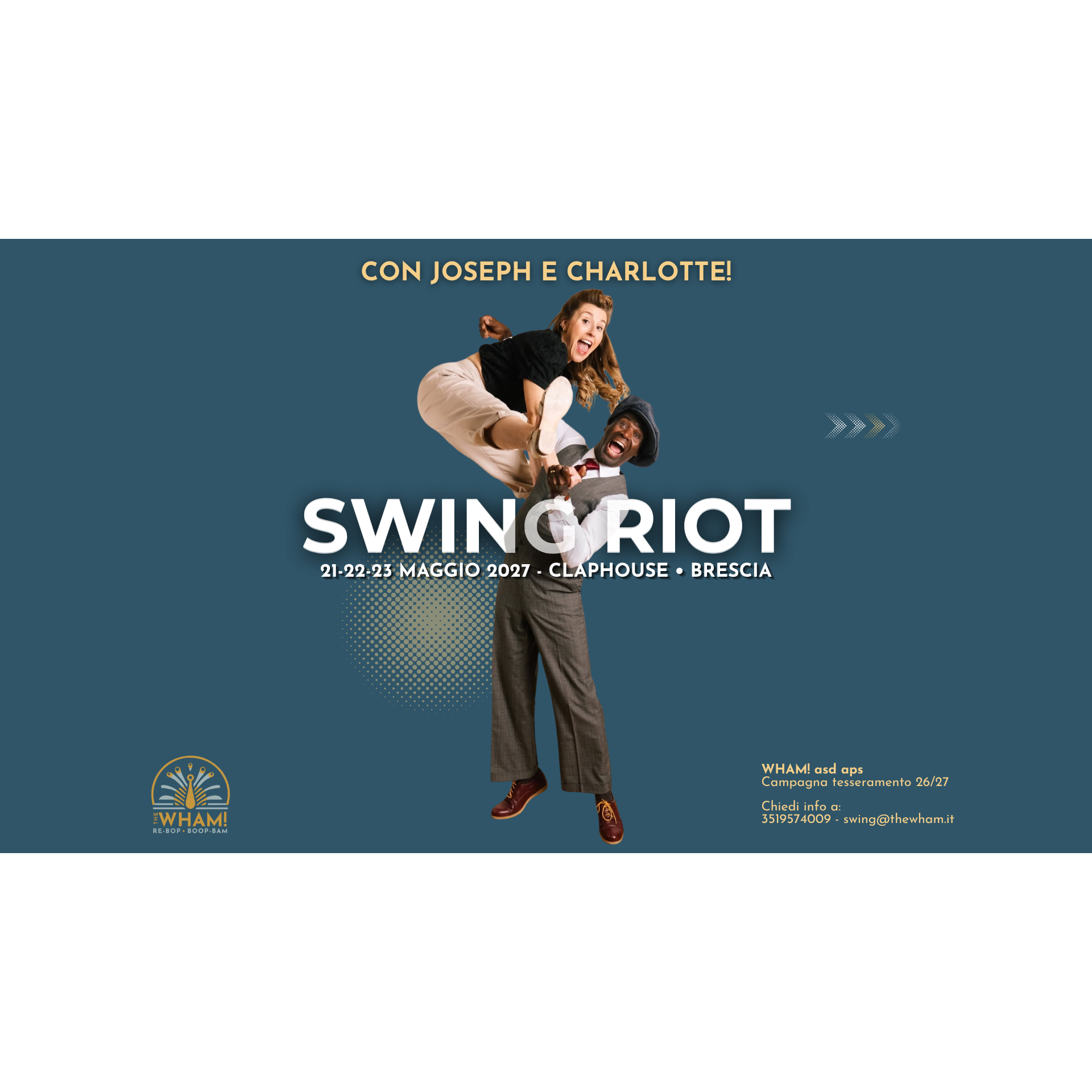 Swing Riot con Joseph Charlotte, Lorenzo e Daniela